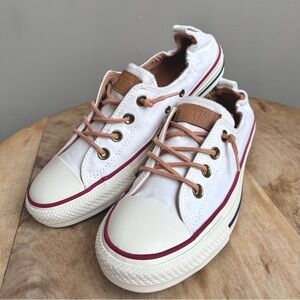 Converse Women Chuck Taylor All Star 9.5 Shoreline White/Biscuit/Egret 551622F